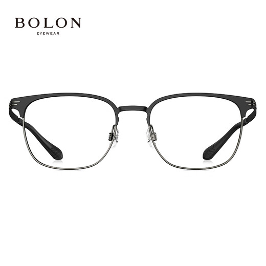 BOLON暴龙眼镜2025新品钛金属眉架男方形近视眼镜框BA7028 B11