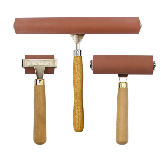 HWAHONG Huahong printmaking roller oil painting ink roller woodblock rubber roller ink roller No. 4 (width 5cm)