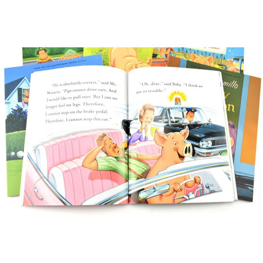 小猪梅西桥梁书（6册）Adventures of Porcine Wonder Kate DiCamillo  全彩插图绘本故事读物 章节桥梁书3-6岁 进口原版 英文书