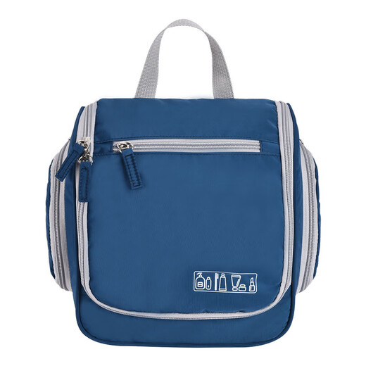 Budi Hornhaut Umgestaltungsspiegel RGP Care Pack OK Brille Box Kunststoff Spiegel organisierte tragbare Reisebereichhandtasche auf Cyan