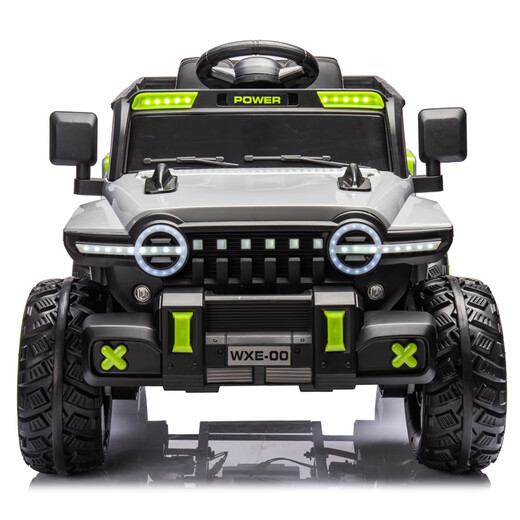 Wenxier Tank 300 Vehículo eléctrico infantil para niños Vehículo fuera de la carretera Vehículo fuera de la carretera Niño de dos personas y femenino Control remoto Los adultos de juguete pueden tomar un carro para niños blancos] llano suave luminoso de cuatro ruedas 12a control remoto de batería grande