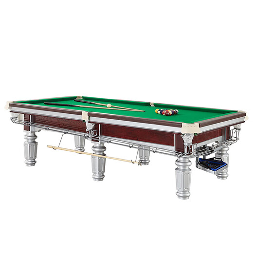 PNT (door installation included) billiard table standard adult household Chinese style black eight American commercial 9 feet black medium fiber board - free installation