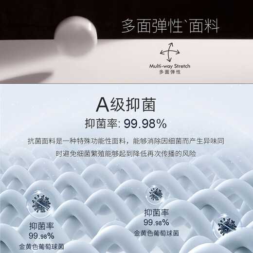 G2000 antibacterial and fresh G2000 men's shopping mall new multi-faceted elastic business commuter suit trousers machine washable/antibacterial/multi-faceted elastic-black-fashion 48