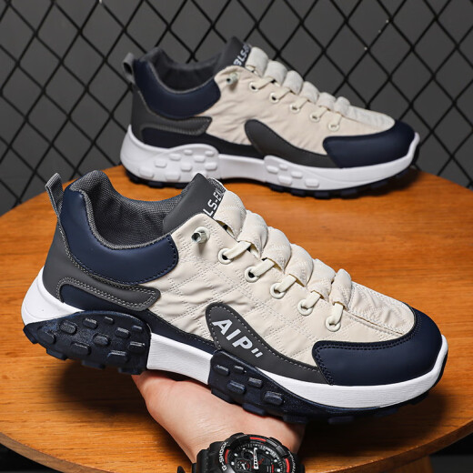 Huailirui Internet celebrity brand men's shoes spring 2024 new versatile Forrest Gump sports sneakers men's shoes men's shoes light luxury high-end brand light luxury high-end brand [QingI warehouse I code] khaki light luxury high-end brand light luxury high-end brand [QingI, warehouse I code] 39