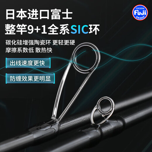 桑巴路亚超级舞者路亚竿虫杆范用直枪柄裸杆超轻全日本sic导环鳜鲈鱼竿 2.04m C682ML-枪柄一本半/5-15g 【桑巴舞者系列】