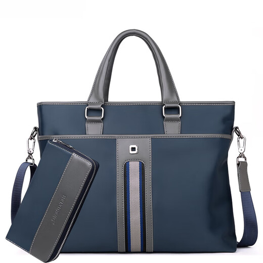Genial Kangaroo [Kuqidaishu] Boutique Men's Bols Oxford tela para hombres Manjes de hombres informes de un solo hombro mochila para hombres en gran bolso negro # 2 # 1 pulgada