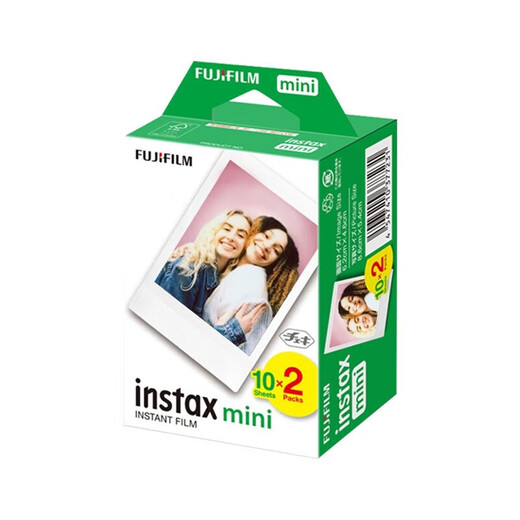 FUJIFILM instant camera photo paper is suitable for mini11/12/41/99 3-inch wide400/evo five-inch SQ1 mini photo paper 20 sheets