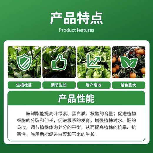 Guoguang Youlehong 8% ethylamine regulates growth and increases yield, plant growth regulator, ripening agent, ripening agent 200 ml/1 bottle