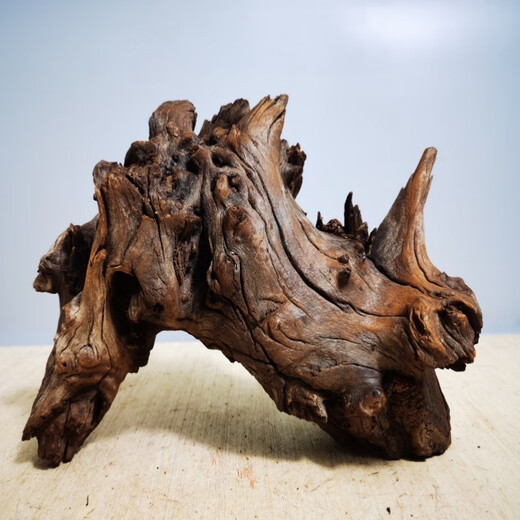 LDVEP沉木杜鹃紫柚木秒沉免煮爬宠鱼缸龟台造景小型草缸纹理装饰品素材 1396