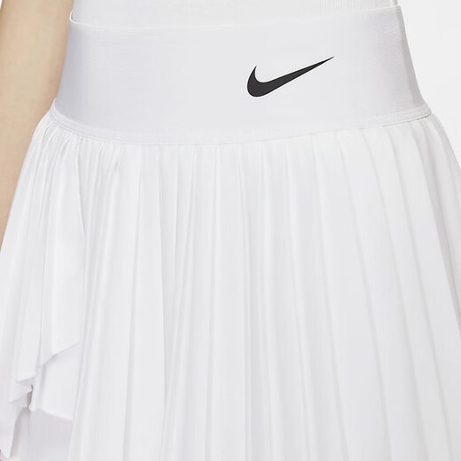 Nike (Nike) Frauen kurzer Rock Sommer schnell trocknend plissierte Tennis-Sportrock asymmetrische Faltenrock (einschließlich Basis) DR6850-100 L