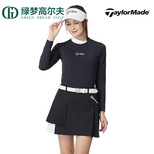 Taylormade泰勒梅高尔夫服装新款女士运动防风golf长袖立领上衣 白色-M13298 L