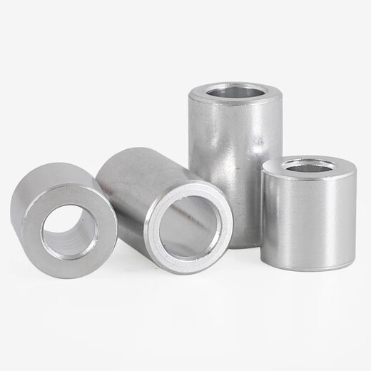 Bingneng metal aluminum sleeve gasket shaft sleeve aluminum alloy sleeve thickened round flat washer model screw spacer isolation column 6.5*outer diameter 20*8 10 pcs