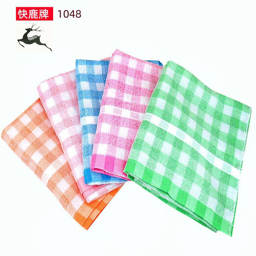 Shanghai Full Pure Cotton 1048 Лето Мерсеризованное лицо полотенца Лицо для ванны с быстрым оленем бренд полотенце для полотенец для взрослого клетки для взрослого клетки Тонкий стиль 2 быстро олени 1048 Мерсеризованный полотенце Случайные разные цвета 84x35см