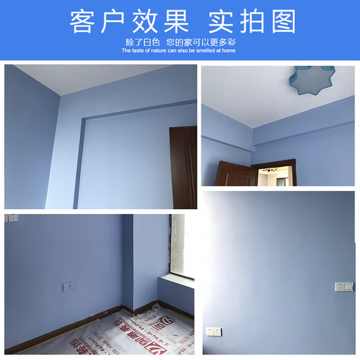 XMSJ Bamboo Charcoal Latex Paint Interior Wall Paint Household Color Self-painted Wall Paint Paint Paint Paint 20kg Dark Gray 1477c 0kg*0 pieces 3L