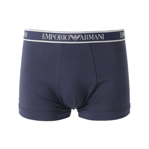 Armani (Armani) EA Nouveau produit Logo masculin Jacquard Elastic Fit Elastic Boxer sous-vêtements trois ensembles de cadeaux Men Men 111357 4R717 13082 Green / Purple / Blue L