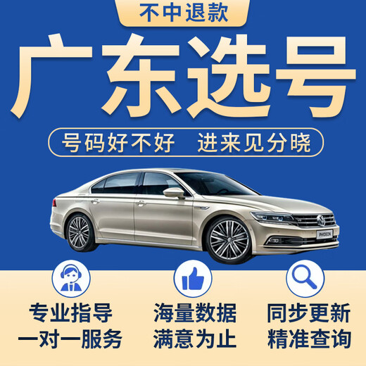 全国车牌选号新车新能源汽车选车牌12123自编自选车牌号码查占用 新能源车 (不中退款)