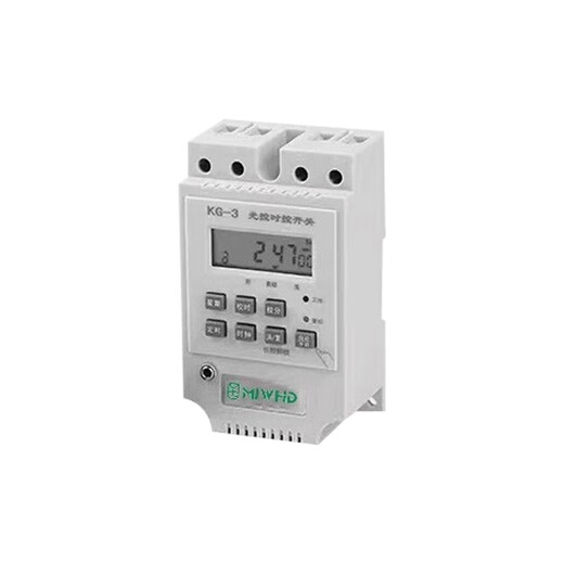 MIWHD light control time control switch automatically turns on when dark 220V street light timing controller control switch light control + time control two-in-one KG-3 30 220