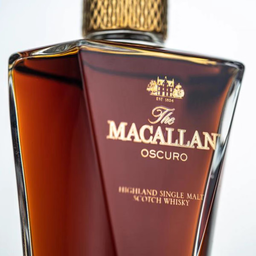 麦卡伦（MACALLAN）深棕珍藏 苏格兰高地威士忌 700ml 46.5度 礼盒装 进口洋酒