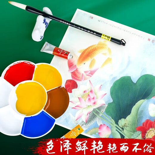Lowest price on the whole network Marley Brand Chunjiang All Things Professional Advanced Chinese Painting Pigments Museum Grade Mineral Ink Painting Chinese Painting Pigments - Commonly Used 12 Colors for Art Sketching