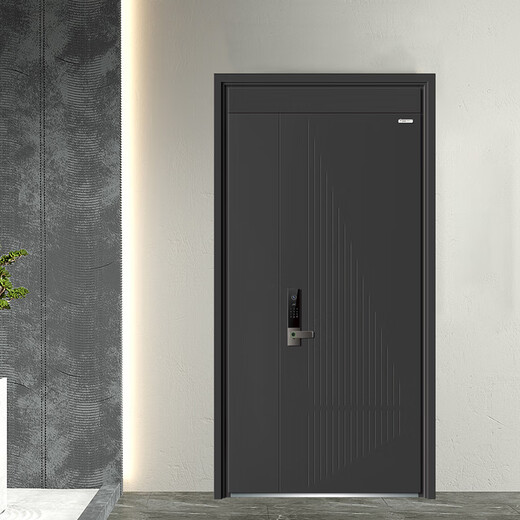 Jingjing entry door Class A anti-theft entry door thickened door leaf security door embedded high-end custom door Prague single door 960*2050