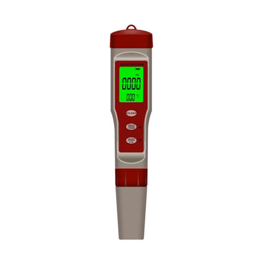 Multifunktionaler Wasserqualitätserkennungsstift pH -Stiftsäure -Messgerät TDS Leitfähigkeitstester Temperatur Salzgehalt Fischtankerkennung Rücklicht 9902 EC/PH/Temperatur drei