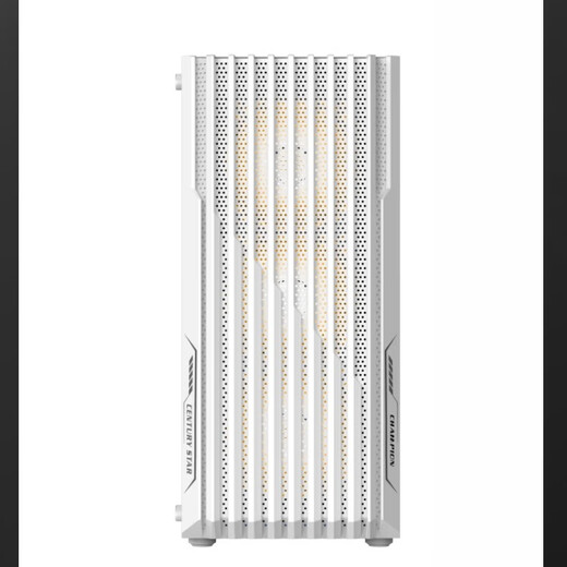 Century Star Chassis Matx Desktop Chassis Office ITX Host Thick Plate Game Chassis Front 360 Water Cooling Top 240 Water Cooling UBS3.0 Supports 34 Graphics Card Star and Moon White + 3 Prism Fans ARGB (Forward)