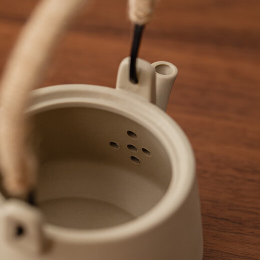 Small set dormitory home coarse ceramic nostalgic Kung Fu tea set one pot two cups tea-making teapot kettle one pot two cups