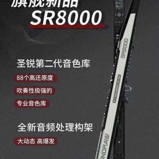 Shengrui SR8000 Electric Hair Tube Hausinstrument Instrument Upgrade Elektronischer Blasrohr mittlerer und ältere Anfänger, um elektrische Saxophon SR8000 Electric Hair Tube Factory-Konfiguration zu spielen