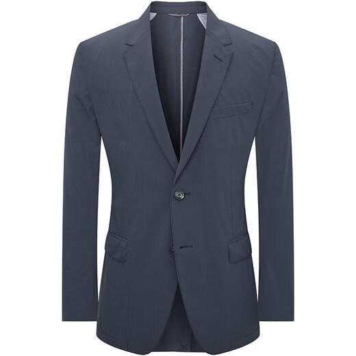 Angel Bird Vier-Wege-elastischer dünner Anzug für Herren, lässige leichte formelle Jacke, Freizeitanzug, Westernblau, 52 (185/104)