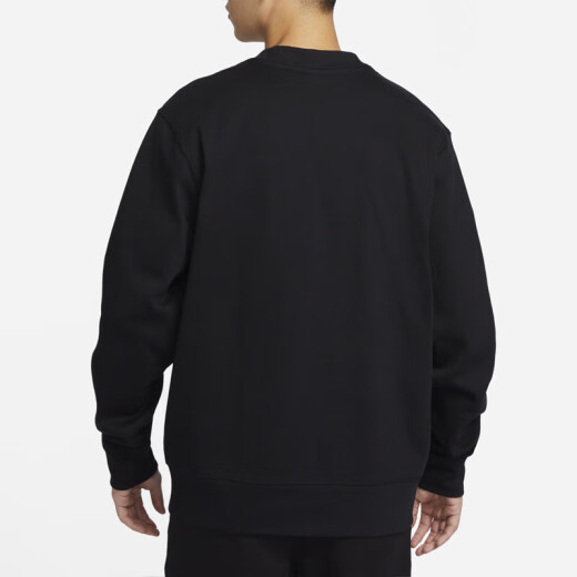 耐克（NIKE）外套男士2024春秋季新款针织开衫V领线衫休闲夹克上衣 FN3899-010黑色 S