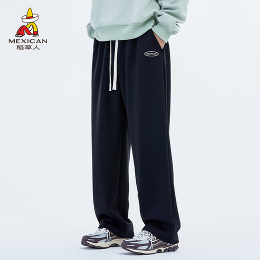 Vogelscheuche (mexikanische) Freizeithose für Männer, die vielseitige Neun-Punkte-Sport-Männerhosen für Teenager Hong Kong Style Hose Black 2 xl