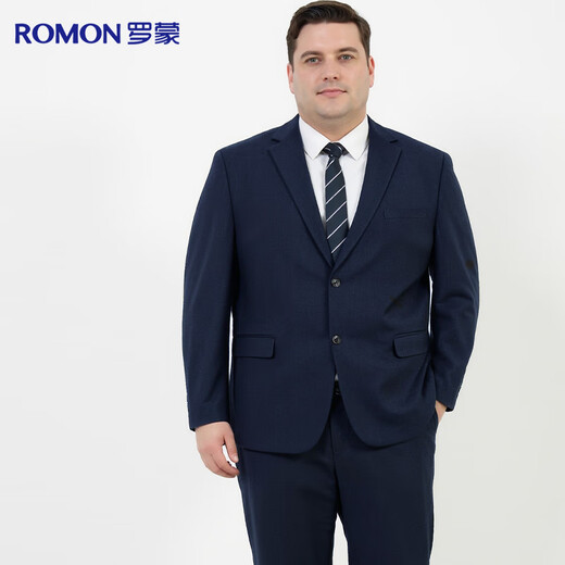 Luo Meng plus fat plus size suit men's business casual extra large fat man loose style suit jacket