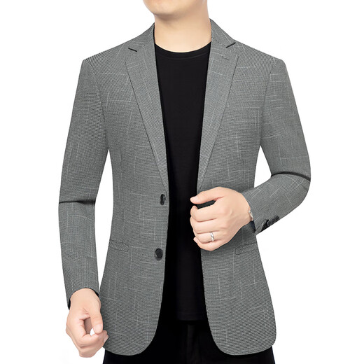 Eight Monkeys (EIGHTMONKEYS) suit jacket men's new spring and autumn single suit suit for middle-aged and young people in the workplace daily business casual suit for men Picture color XL /180 Recommended 130-145 Jin Jin equals 0.5 kg