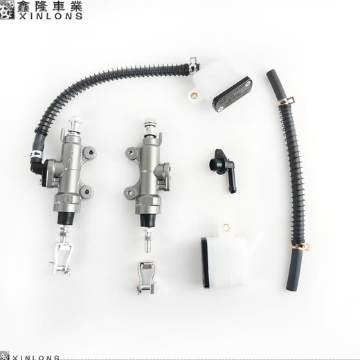 Yusenyi Motorcycle Horizon Baodiao Little Ninja 4V6R12350 Yongyuan Xiaofeng N19 Frein arrière Pompe supérieure Pompe à une ligne Frein arrière Brake Pompe avant Pupe d'huile