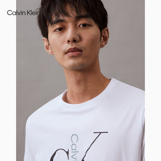 Calvin Kleinjeans Summer Men's Casual Commulater Classic Letter Print Ck Ck Pure Cotton Fortempling 40KC829