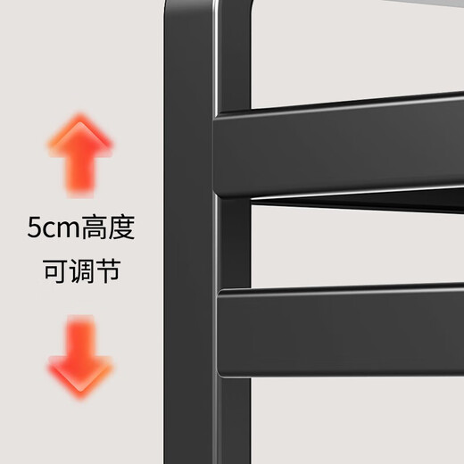 Nifeng kitchen storage rack telescopic microwave oven rice cooker storage rack household multi-functional countertop appliance storage rack double layer bold telescopic 38-64cm fully equipped