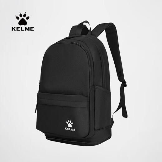 KELME backpack for men and women, lightweight large capacity with shoe compartment, student school bag, football sports backpack 1020 color blue/fluorescent orange (adult) one size fits all