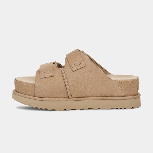 UGG women's shoes Goldenstar Hi new summer sandals, simple and versatile, lightweight and comfortable women's casual sandals, light brown Sand 36.5 US5.5