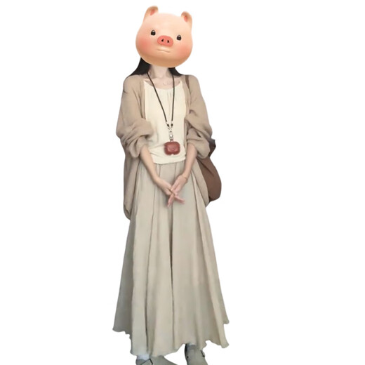 Oudihui (Oudihui) Nuevo estilo chino Light Style Sfferse Dress Summer 2025 NUEVA Spring Cardigan Femenina Traje de tres piezas Cardigan larga Cardigan + Suspender + Falda M