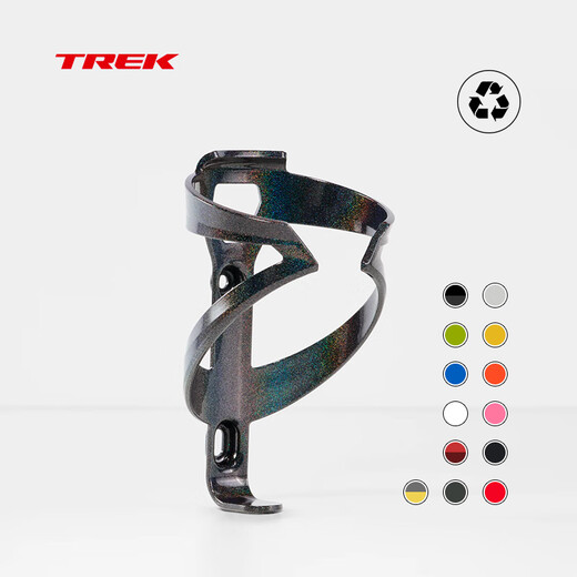 TREK Elite Lightweight, Sturdy, Environmentally Friendly and Durable Road Mountain Bike Cycling Cycling Sports Water Bottle Cage Bracket Gray/Gold