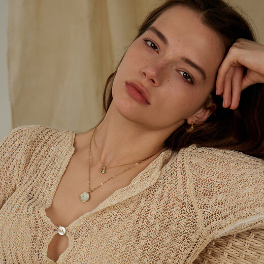 Arsis star's same style birthstone 12 constellation symbol pendant necklace for women, versatile clavicle chain as a gift for girlfriend, birthstone constellation symbol necklace (Scorpio)