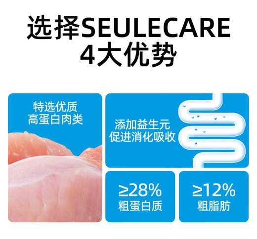Special Pet Special Pet Salmon Prebiotic Low Temperature Baking for Kittens 3 Jin Jin equals 0.5 kg Full price cat food nutrition Hypoallergenic care for the intestines Salmon Chicken Flavor 3 Jin Jin equals 0.5 kg Full price cat food