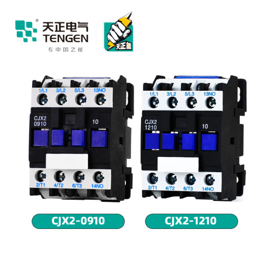 
Tianzheng Electrical AC Contactor CJX2-09/12/18/25/32/40/50/65/95011011 CJ CJX2-12004 Four-normal open AC36