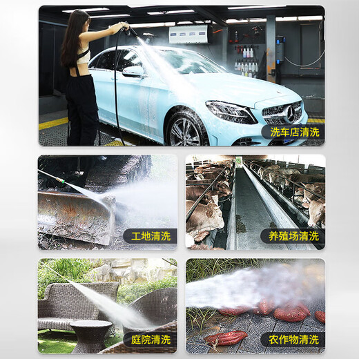 Black Cat Saint General car wash high-pressure water gun car wash machine high-pressure cleaning machine household 220v car wash high-pressure spray gun water spray gun car wash pump