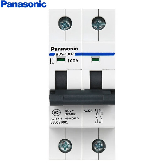 Panasonic circuit breaker 2P 100A household main switch isolating switch air switch BBDS2100C