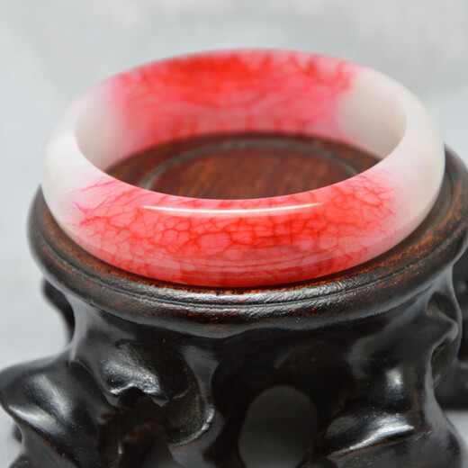 Muqin Xiu Jade Chicken Bloodstone Bracelet Jade Bracelet Jade Bracelet Women's Jade Jade Bracelet Crafts 56mm