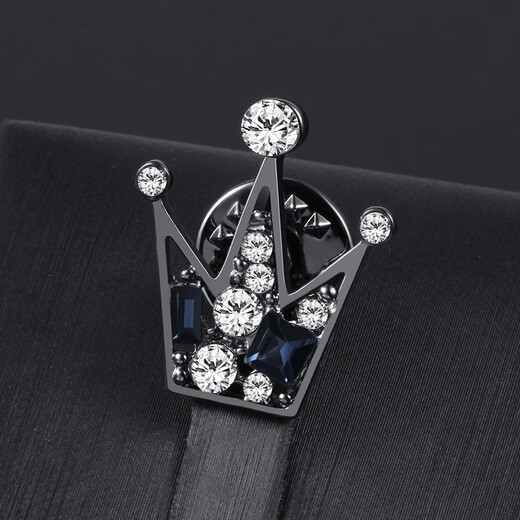 Kamalan (Kamalun) Crown Suit Brooch Men Men de poing d'usure formelle Collier Collier Bouton Collier Badge haut de gamme Accessoires