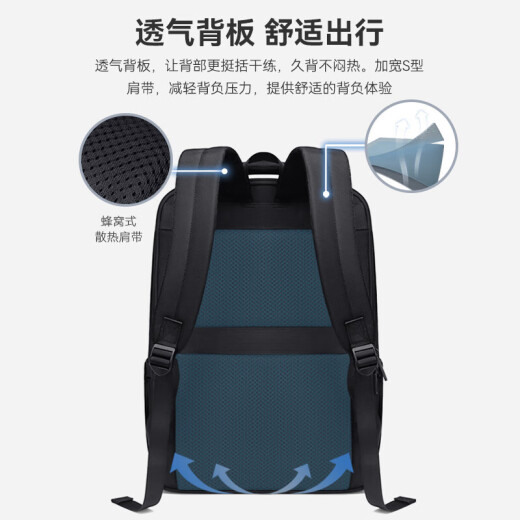 Golf (GOLF) Backpack Computer Bag 15.6-inch Laptop Backpack Men's Business Travel Bag Huawei Apple Laptop