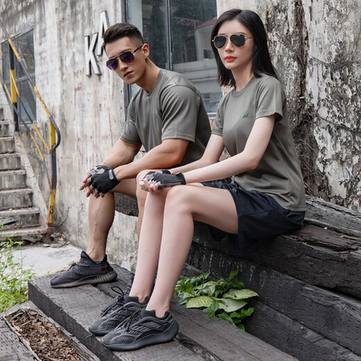 制式体能训练服套装男夏季速干上衣07体能服短袖T恤裤子服短裤 短袖体能服上衣+裤子 165-17084-88