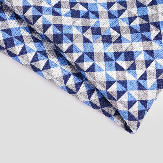 Blue Leopard (LAMPO) gift suit pocket scarf, formal business handkerchief, chest scarf, square scarf, hand scarf, blue plaid